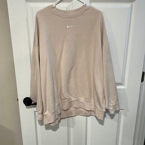 Over-Oversized Nike Fleece Crew Sweatshirt